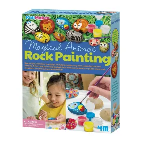 Magical Animal Rock Painting