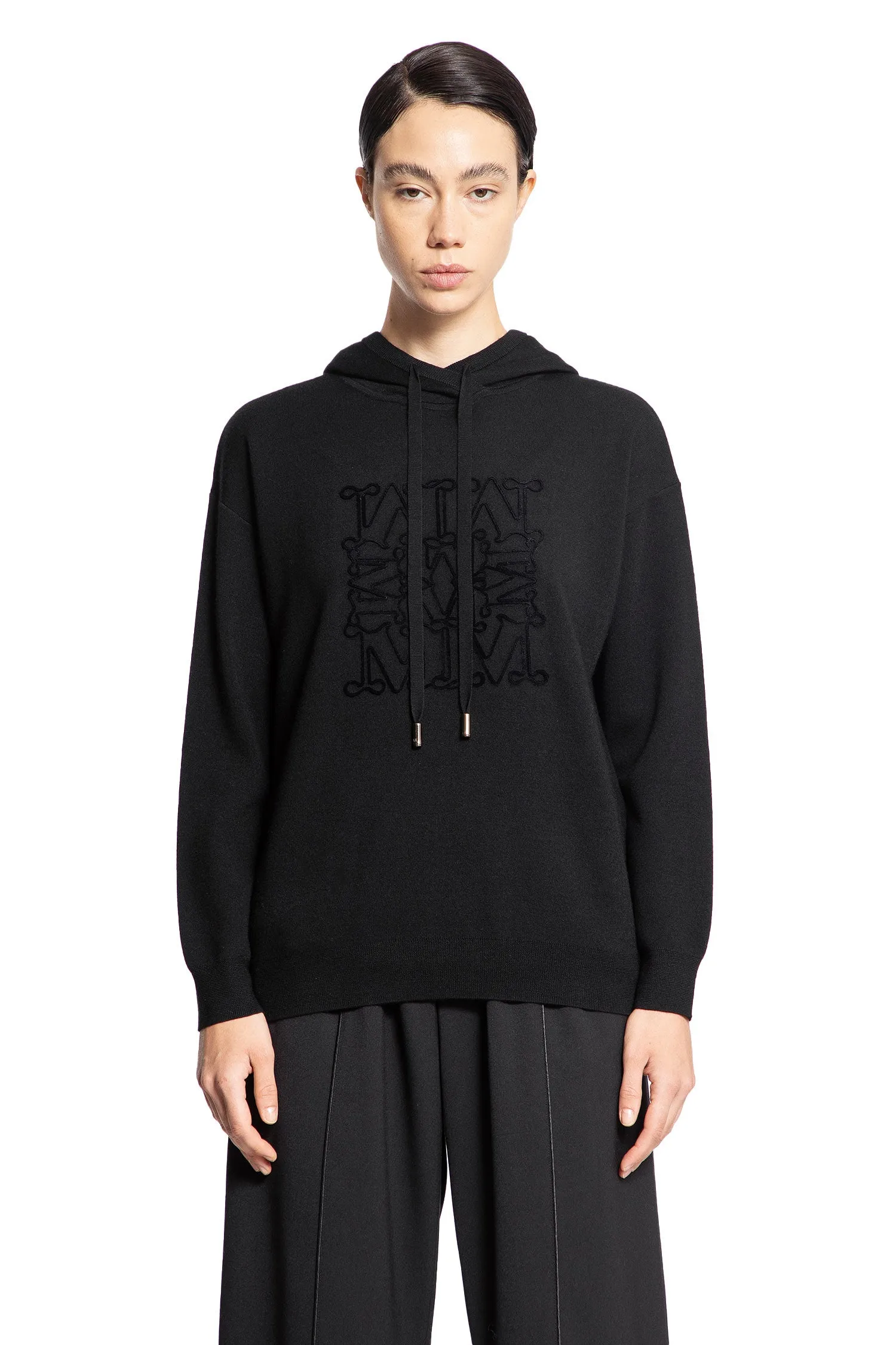 MAX MARA WOMAN BLACK KNITWEAR