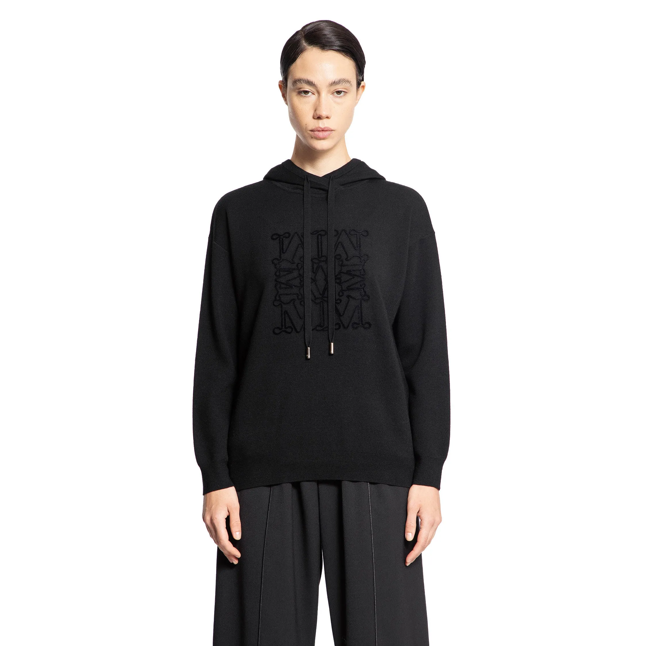 MAX MARA WOMAN BLACK KNITWEAR