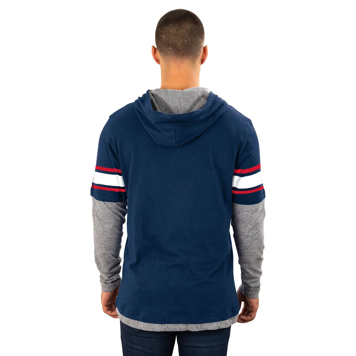 Men's New Era USMNT Brushed Two-Fer Hoodie Pullover