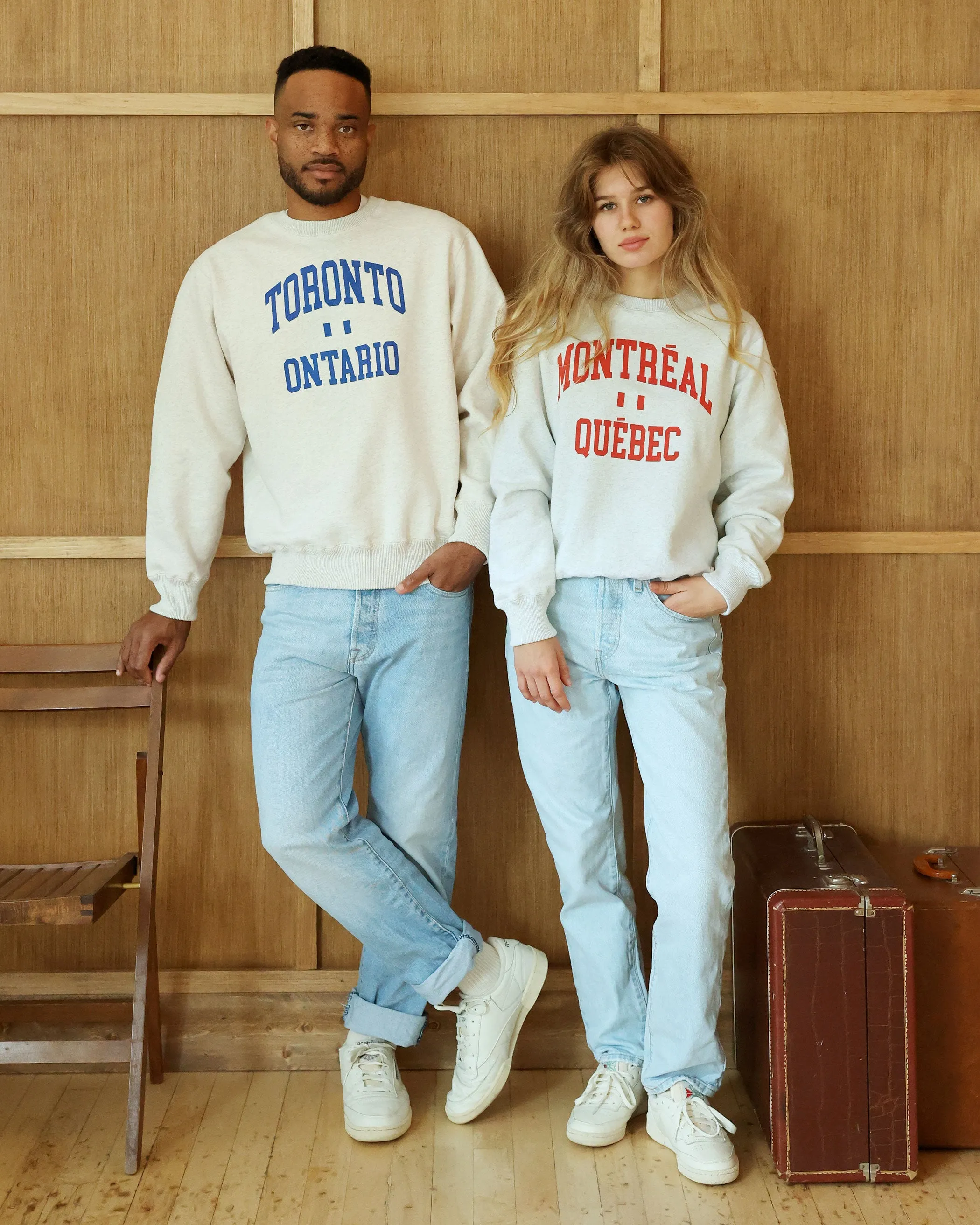 Montreal Fleece Sweatshirt Cloud - Unisex