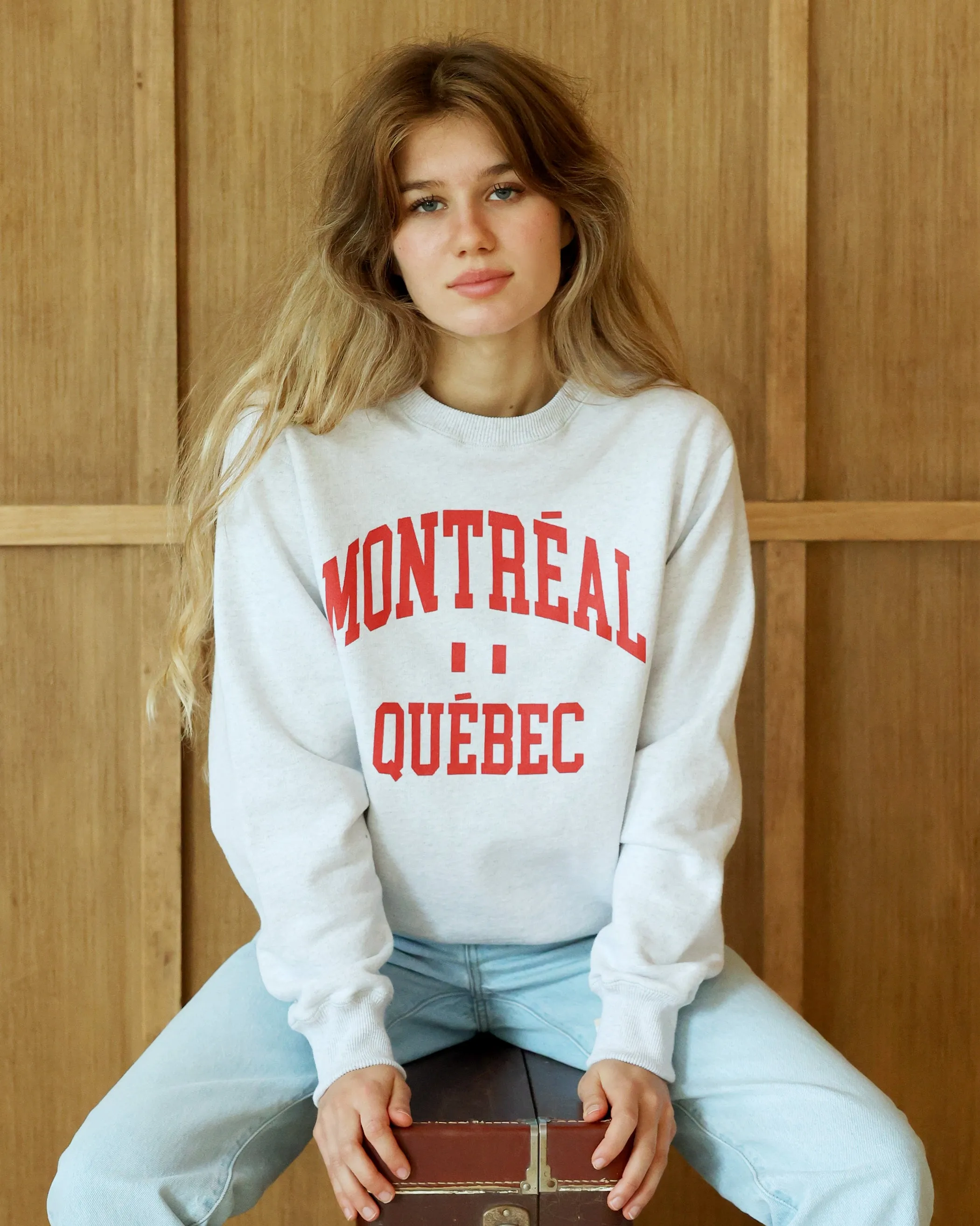 Montreal Fleece Sweatshirt Cloud - Unisex