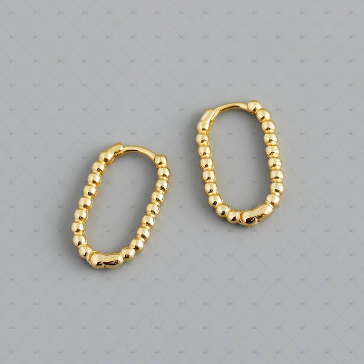 Oval Bead Earrings