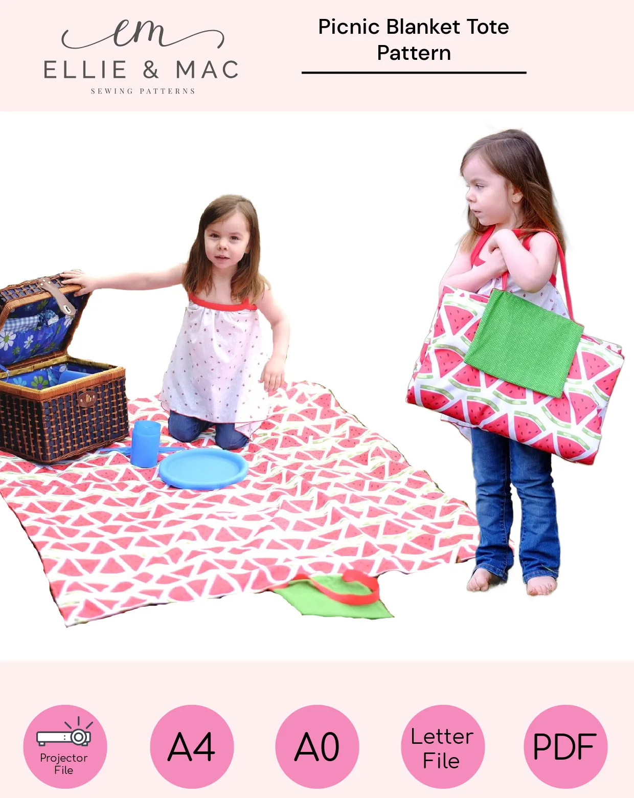 Picnic Blanket Tote Pattern