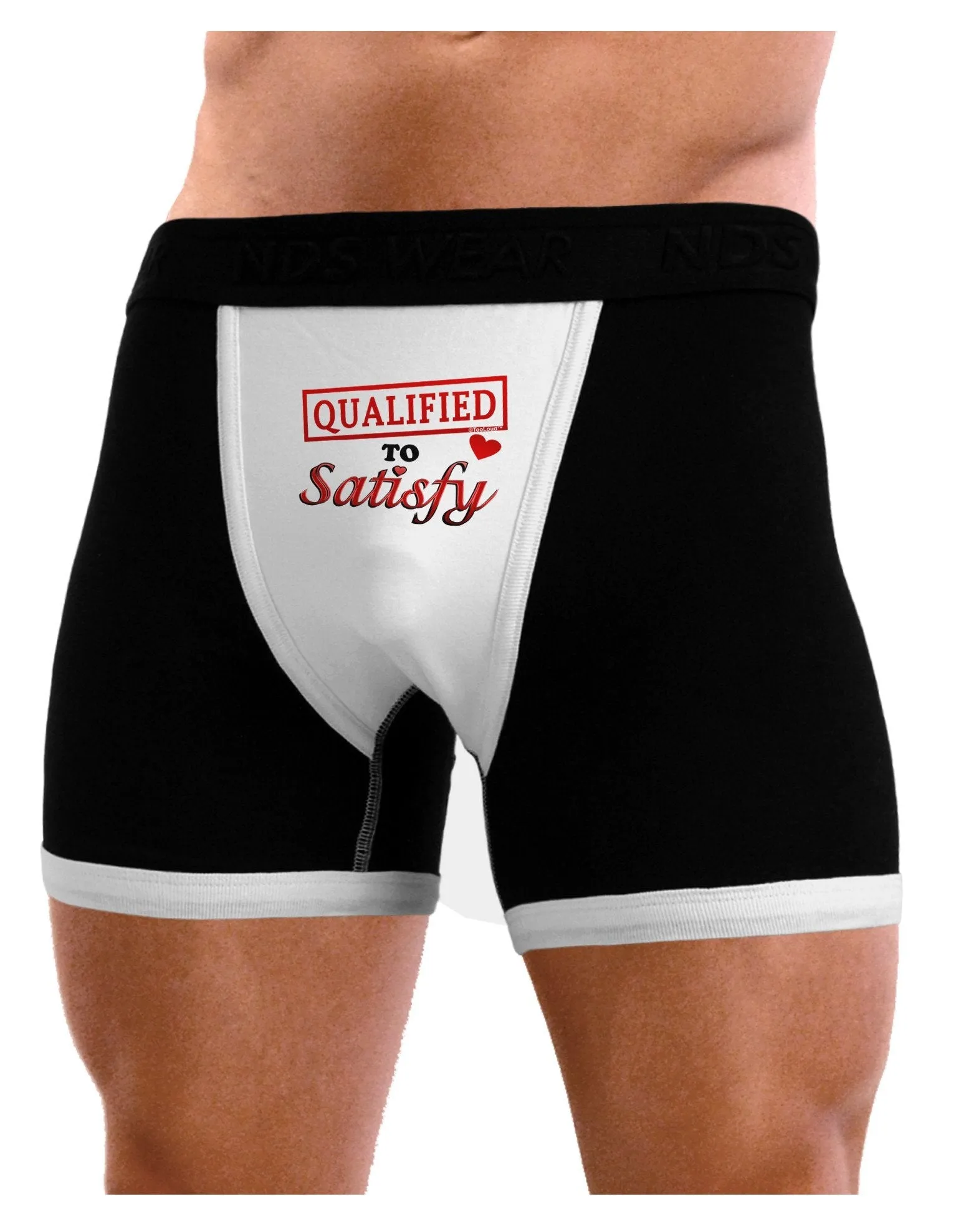 Qualified To Satisfy Mens Boxer Brief Underwear