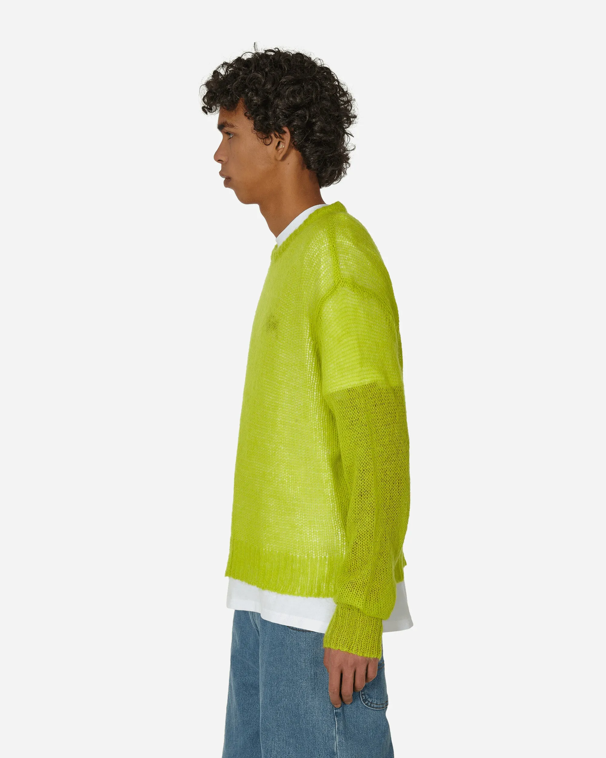 S Loose Knit Sweater Lime