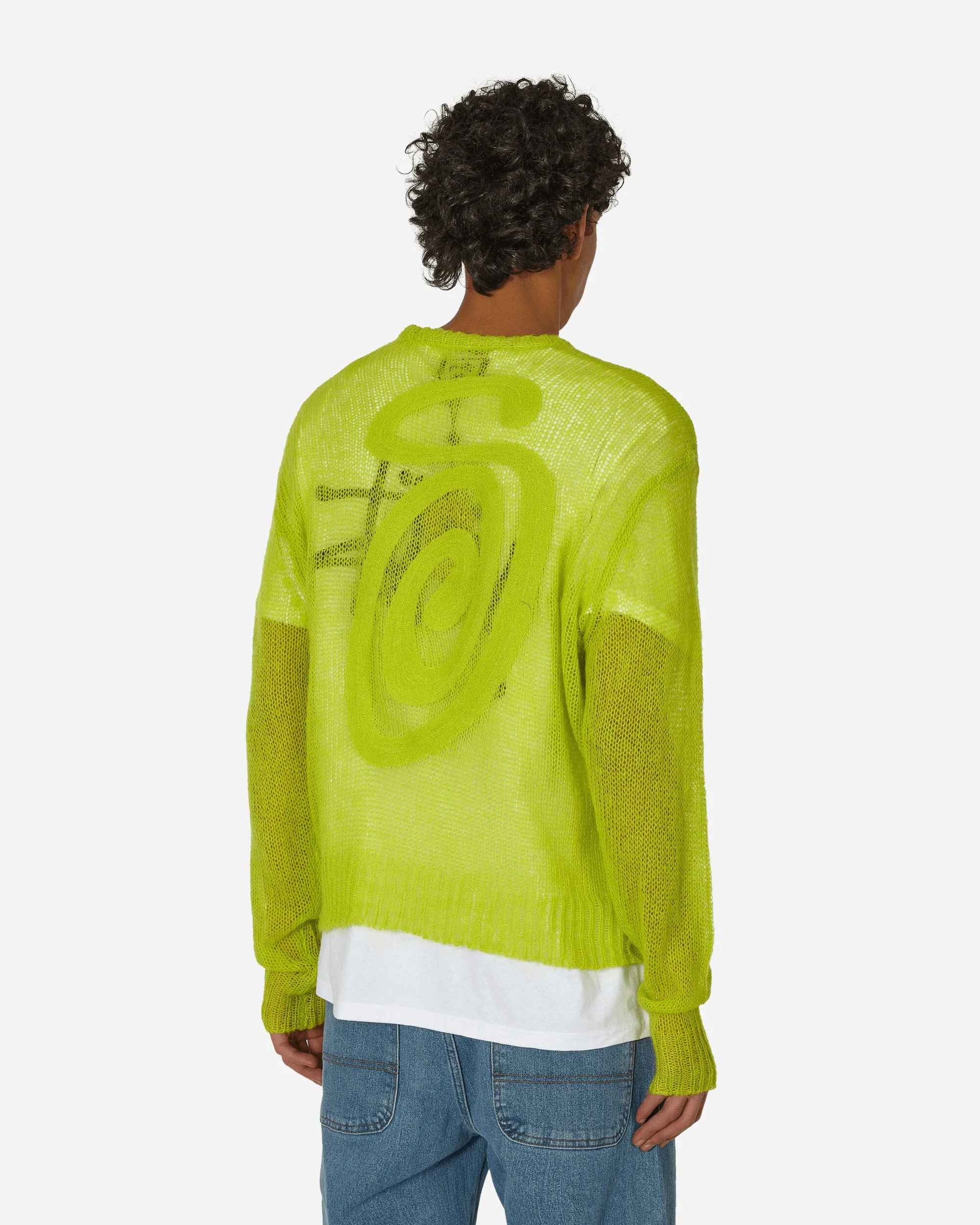 S Loose Knit Sweater Lime