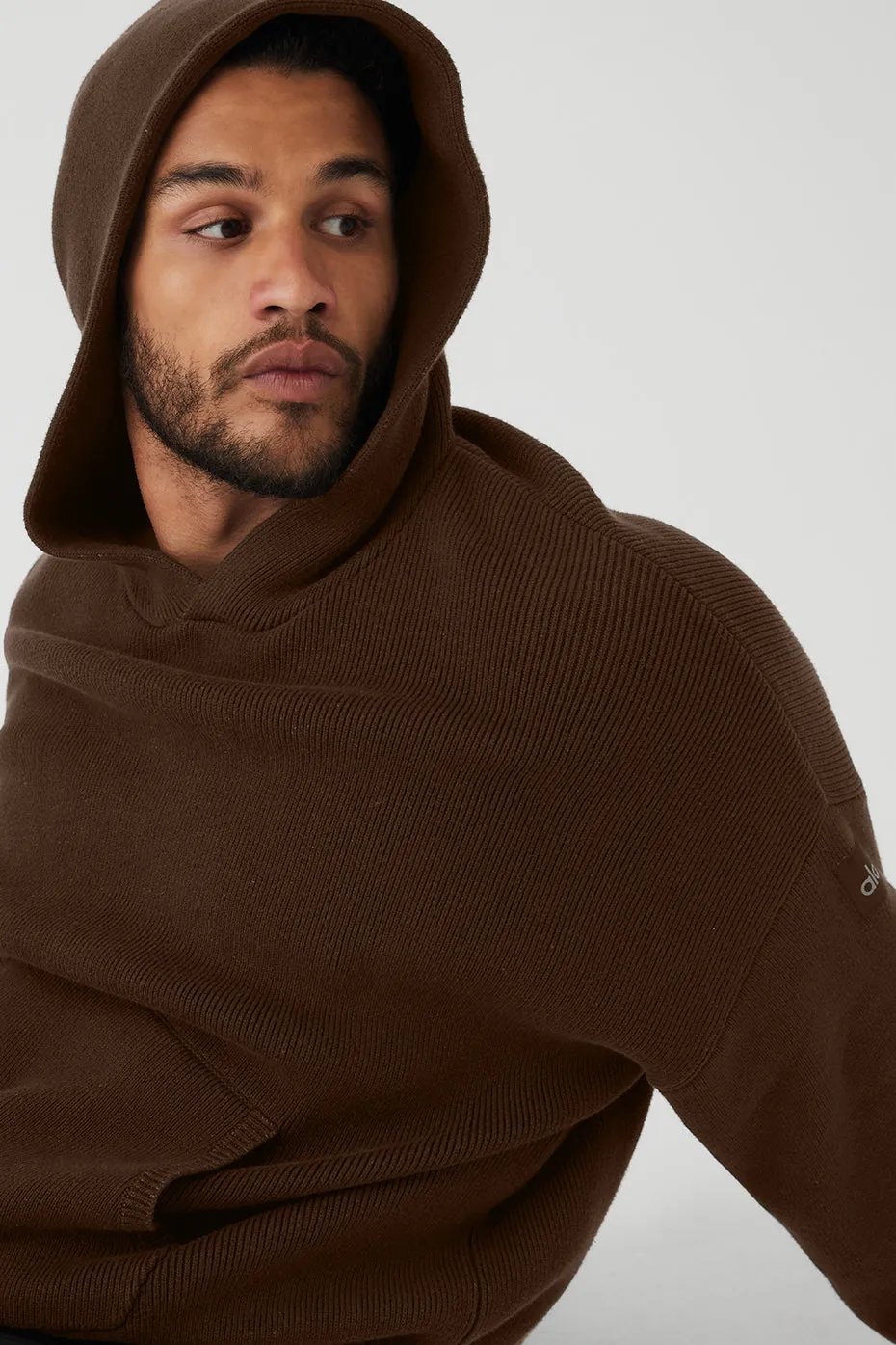 Scholar Hooded Sweater - Espresso