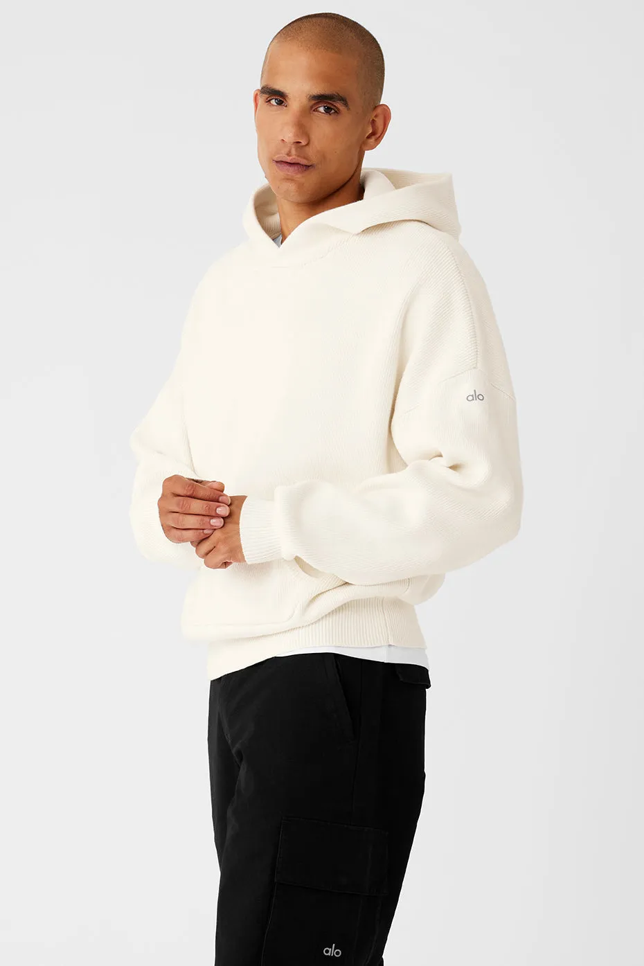 Scholar Hooded Sweater - Ivory