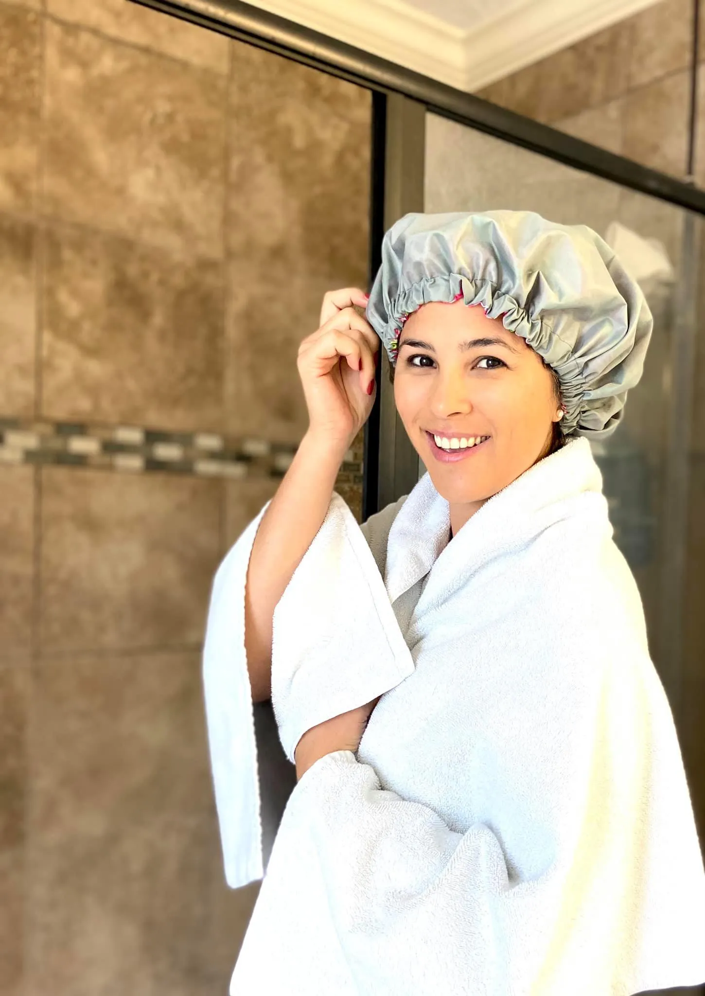 Sleep Shower Cap & Hair Wrap Pattern