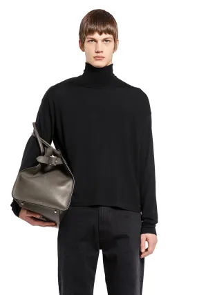 THE ROW MAN BLACK KNITWEAR