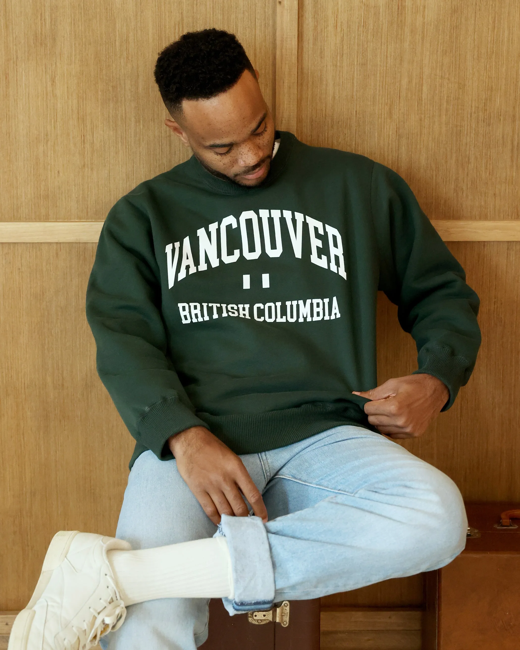 Vancouver Fleece Sweatshirt Forest - Unisex