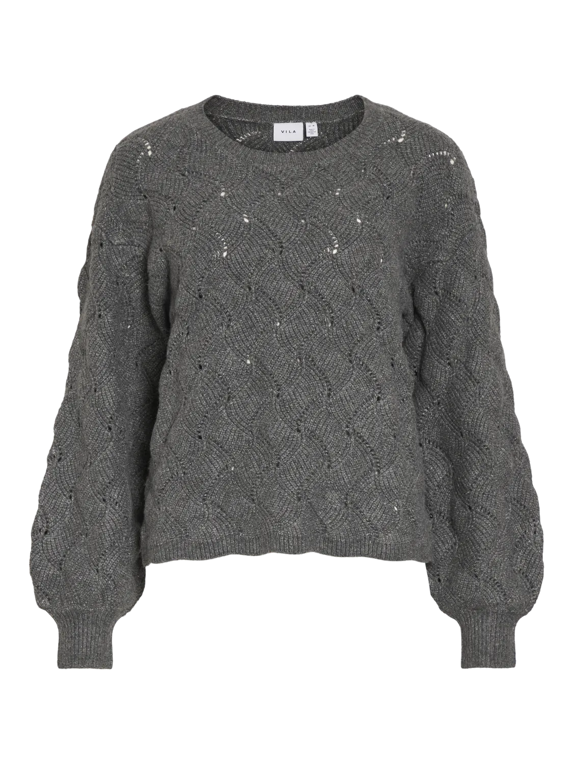 VISULFY Pullover - Medium Grey Melange