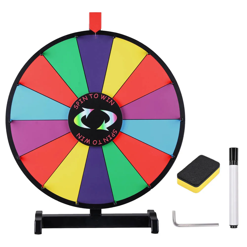 WinSpin 18 Tabletop Dry Erase Prize Wheel