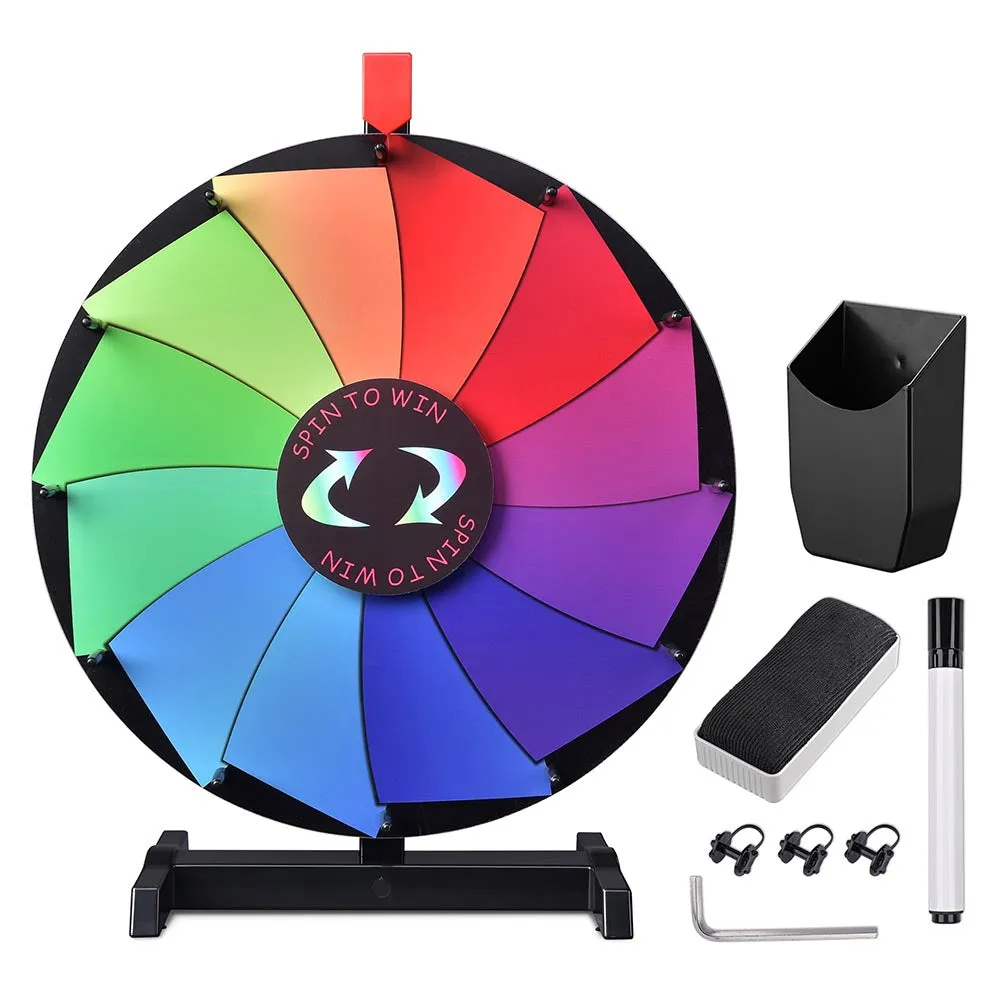 WinSpin 18 Tabletop Dry Erase Prize Wheel