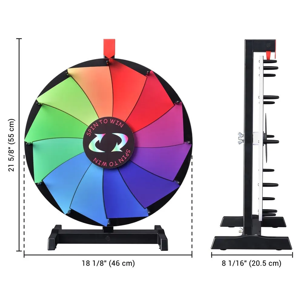 WinSpin 18 Tabletop Dry Erase Prize Wheel