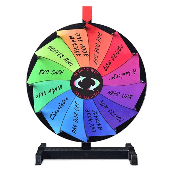 WinSpin 18 Tabletop Dry Erase Prize Wheel