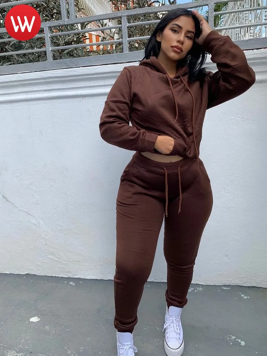 Women High Waist Hooded